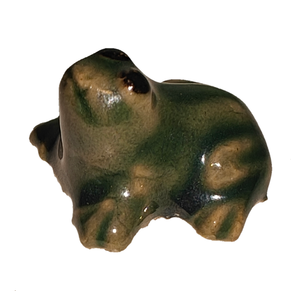 ceramic frog